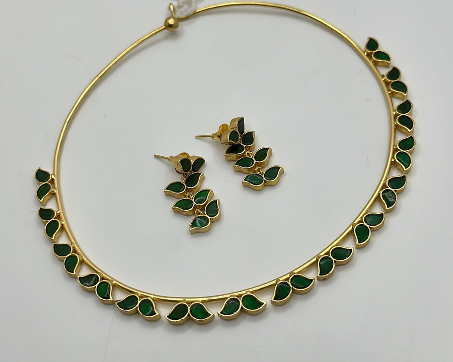 Green Dainty Hasli Set