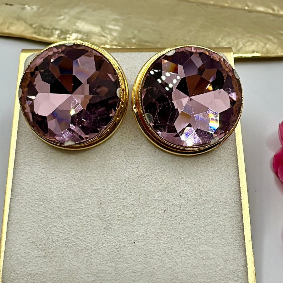 Purple Stud Earrings