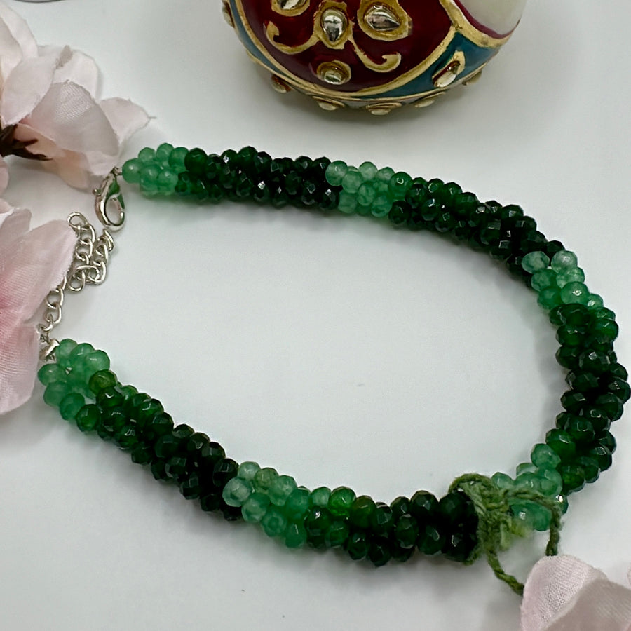 Green Openable Stone Bracelet(Fits Size 2.2-2.6)