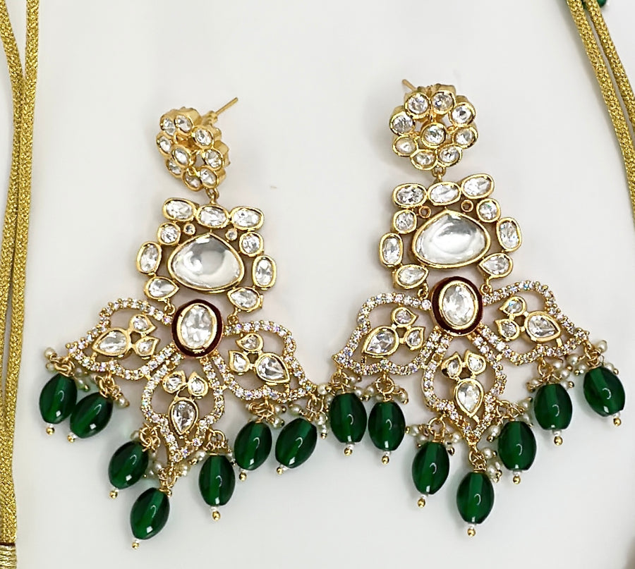 Green Tyaani Inspired  Bridal Set