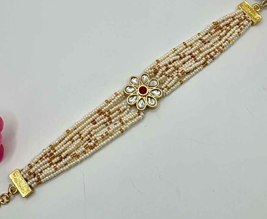 Ruby Kundan Bracelet