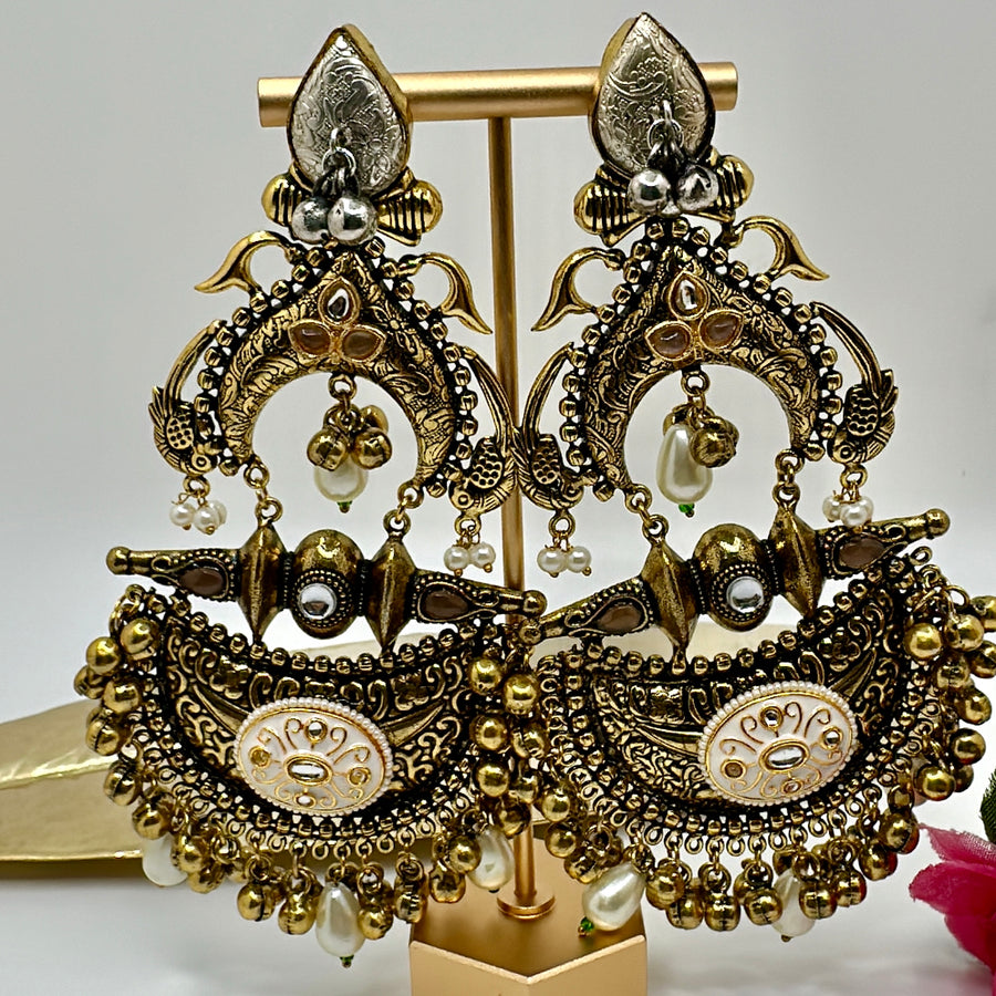 Clear Gold Lookalike Chand Bali