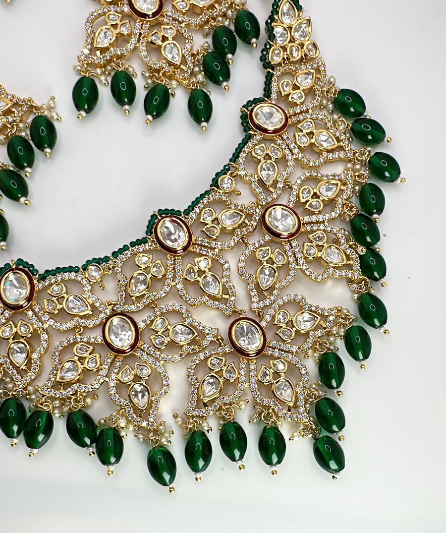 Green Tyaani Inspired  Bridal Set