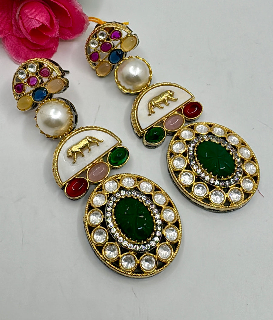 Multi Sabya Inspired Earrings