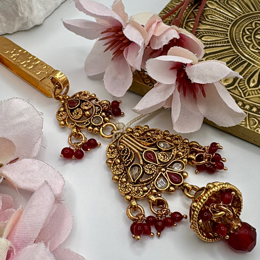 Key Chain Ruby Ruby Antique Gold Key Chain – Kanya Indya
