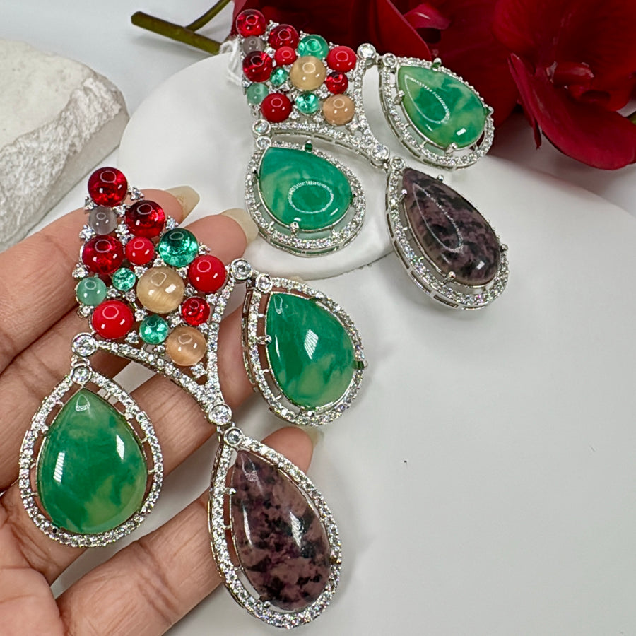 Multi Doublet Statement Earrings