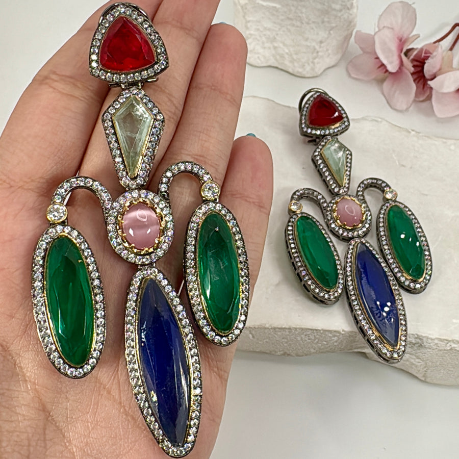Multi Doublet Statement Earrings