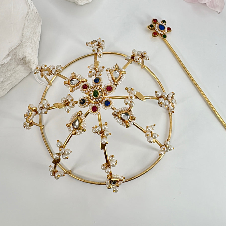 Multi Paachi Hair Bun Hair Accessory
