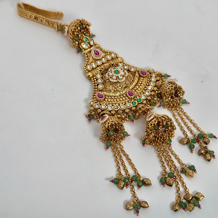 Multi Antique Gold Key Chain Waist Belt Accessory