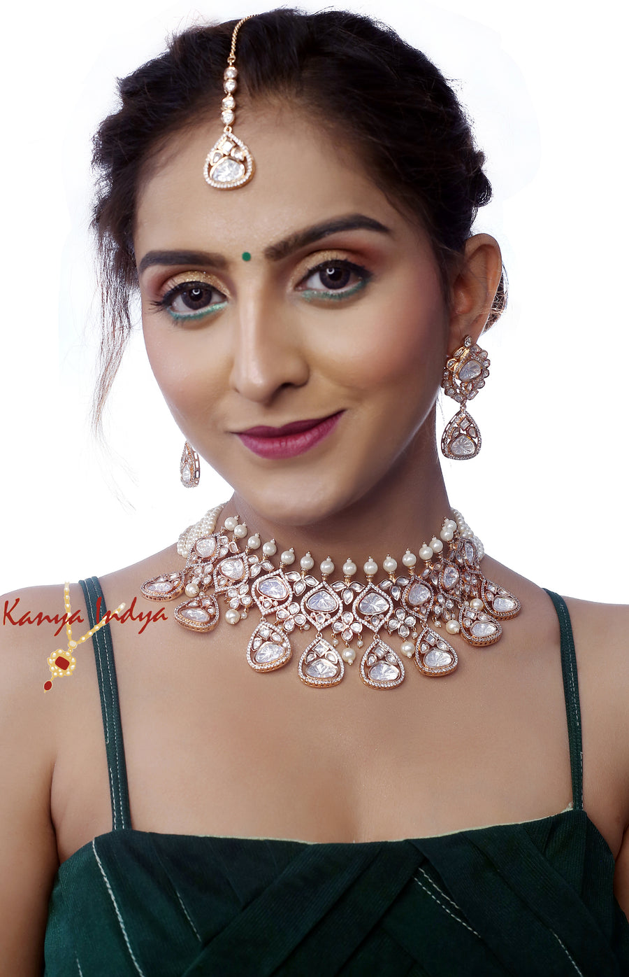 Uncut Kundan Bridal Set